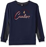 NBA by Outerstuff NBA Juniors Cleveland Cavaliers 'In The Mix' Long Sleeve Crew Top, Navy,...