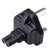 SF Cable, BS1363A UK Fused 3 Prong Plug to C7 2 Prong Receptacle