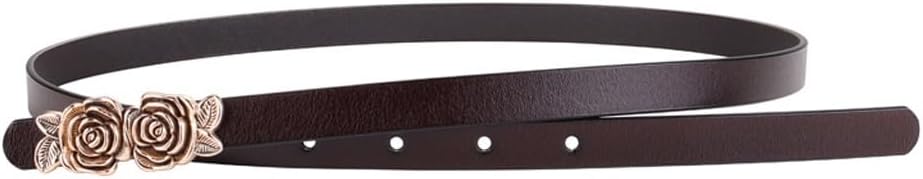 Women's Decorative Belt with A Dress Cowhide Small Suit Jacket Sweater