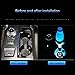 Auto Sport 2PCS LED Cup Holder Mat Pad Coaster with USB Rechargeable Interior Decoration Light Fit Mazda Accessories