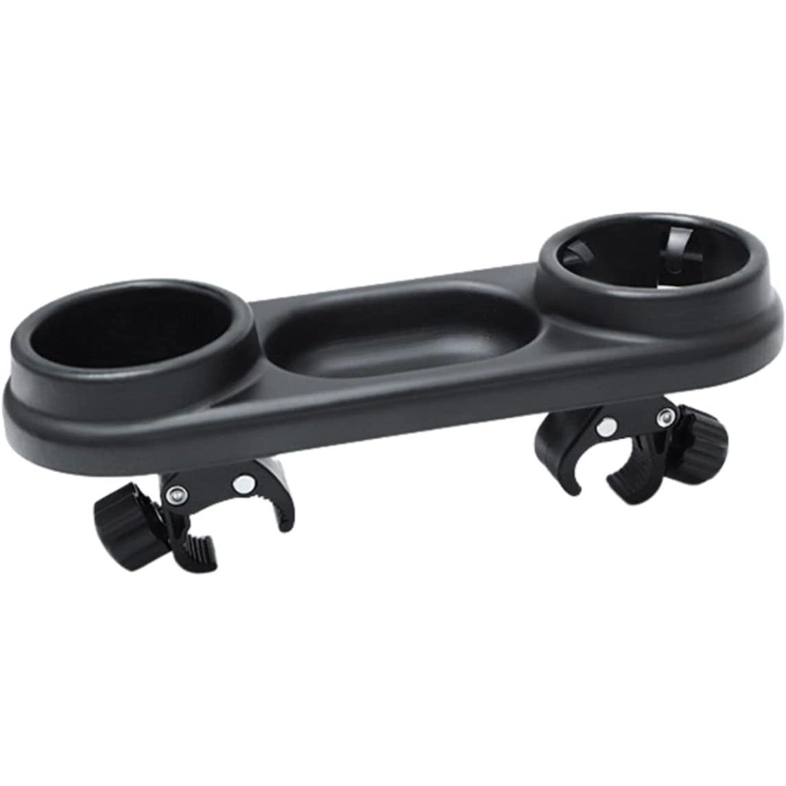 Baby Snack Tray, Universal Snack Tray for Stroller, Partition Storage Child Tray with Adjustable Clip Fits Most Types of Strollers with Armrests,Black