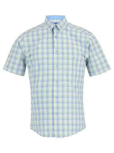 Chemise à carreaux de coupe premium DG's Drifter manches courtes confort élégant