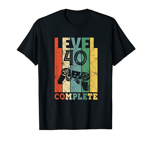 Level 40 Complete Controller console Party Ragazzi Ragazza Maglietta