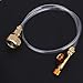 Qiilu Camping Gas Refill Adapter Butane Refill Adapter Copper PVC Outdoor Camping Picnic Stove Gas Converter Refill Adapter