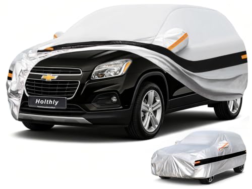 Image of 10 Layers SUV Car Cover Waterproof All Weather for Automobiles,100% Waterproof Outdoor Car Covers Rain Snow UV Protection. Custom Fit for Hyundai Kona,Kia Soul,Audi Q2,Chrysler PT Cruiser,etc
