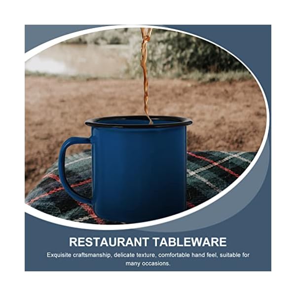 BESTonZON 2 Unids Camping Taza de Café Tazas Vino Tazas Pequeñas Pequeñas Tazas Vajas de Vajilla Camping Plano Taza de… - Imagen 5