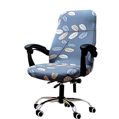 Melaluxe Office Chair Cover - Universal Stretch Desk Chair Cover, Computer Chair Slipcovers (Size: L)