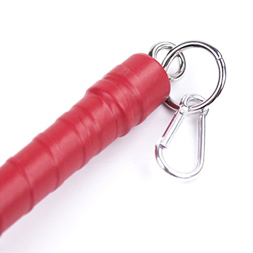 LUOEM Spreader Bar Positie Voetboeien, been Treuer Bar Restraint Sport Training Gereedschap voor volwassenen Paar (rood) - Afbeelding 6