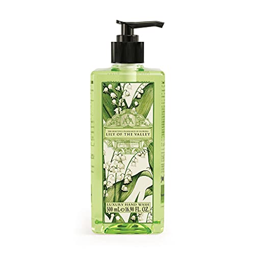 Aromas Artesanales De Antigua Floral Luxury Lily of the Valley Hand Wash - 500ml | Luxury Hand Wash to Help Banish Day-To-Day Stress | Hand Soap, Skin Care, Hand Wash