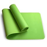 Sosila TPE yogamat, ECO gymnastiekmat, antislip, milieuvriendelijk, hypoallergeen en huidvriendelijk, ideaal voor yoga, pilates en fitness, met tas en draagband, 183 x 61 x 0,8 cm (grasgroen)