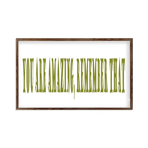 Panneau en bois rétro You are amazing idée cadeau originale déco de maison