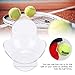 Yuecoom Tennis Ball Clip Training Equipment ABS Tennis Ball Waist Clip Durable Lightweight Holder Sports Accessories for Tennis Match Men and Women(Transparent)