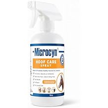 Microcyn Livestock Hoof Care Spray 16 oz HOCl-Based Hoof Cleanser Supports Healthy Hoof Condition & Moisture Balance For Horses, Ponies, Donkeys & Farm Animals.