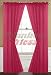 Awad Home Fashion 2 Panels Solid Fuschia Pink Sheer Voile Window Curtains