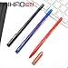 1Pc Rolling Pens Quick-Drying 0.5mm Extra-Fine Point Rollerball Pens Straight Liquid-Gel Pens for Writing