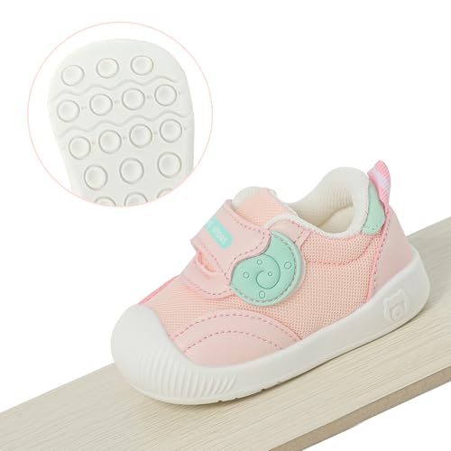Image of Baby Shoes Boys Girls First Walkers Cute Animals Toddler Sneakers Prewalkers Rubber Sole