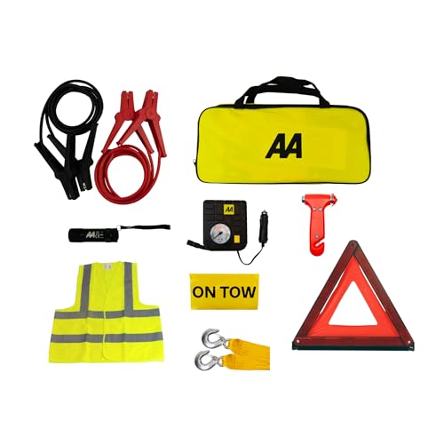 AA Breakdown & Safety Kit Plus with Tyre Inflator