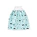 Produktbild None/Brand Baby Windelrock, Windel Trainingsrock Töpfchen rainingsrock Kinderwindelrock Reine Baumwolle Wasserdicht Atmungsaktiver für 0-12 Jahre Baby Kleinkind Kinder (1 Stück, Blau, L)