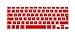 Produktbild System-S Silikon Tastaturschutz Tastaturabdeckung QWERTZ Deutsche Tastatur Abdeckung Schutz für MacBook Pro 13" 15" 17" iMac MacBook Air 13" in Rot