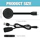Mineup Wireless HDMI Adapter, Wireless HDMI Dongle, 2.4/5 GHz 4K Full HD Miracast HiFi HD-MI Dongle, Miracast für TV, Android/iOS/Laptop/PC/Monitor/TV Unterstützt/DLNA/Airplay