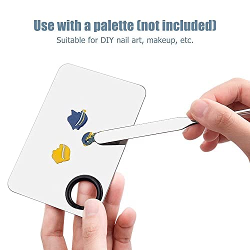 Picasso Spatula Makeup Korean, Korean Picasso Makeup Spatula,Stainless Steel Makeup Spatula and Palette Set Korean Picasso Makeup Spatula, Professional Facial Cosmetic Makeup Tool (1 set)
