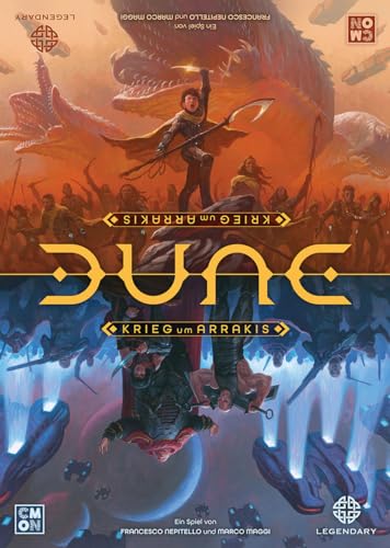 CMON, Dune: Krieg um Arrakis, Grundspiel, Expertenspiel, Strategiespiel, 1-4 Spieler, Ab 14+ Jahren, 120 Minuten, Deutsch, Mehrfarbig, Bunt