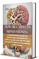 HOW DIET AFFECTS KIDNEY STONES: A COMPREHENSIVE GUIDE ON NUTRITIONAL BIOCHEMISTRY, OXALATES, URIC ACID, RECIPES, AND DIETARY PATTERNS FOR PREVENTING KIDNEY STONES B0D9KN3J1F Book Cover