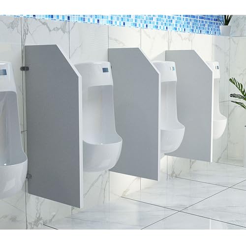 Panneau de séparation pour urinoir masculin en verre dépoli pour toilettes publiques