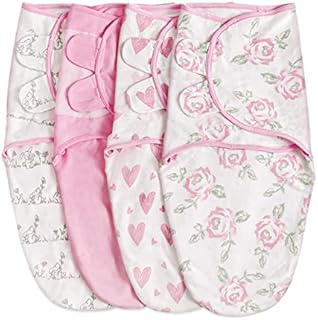 Soarwg Kids Baby Swaddle Blankets Organic Cotton - Pack of 4 for Newborns, Oeko-tex100 Certified - Soft and Comfortable Swaddles for Boys and Girls 3 Months