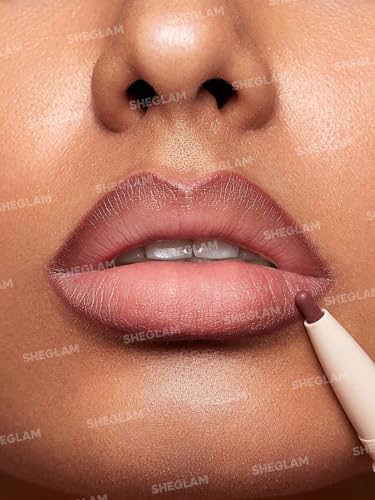 Image of SHEGLAM 2 In 1 Matte Lip Liner and Long Lasting Lipstick Set Makeup-Macaron
