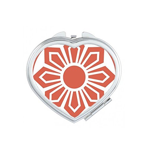 Miroir de poche de la culture chinoise rouge pour sublimer votre rituel beauté en voyage
