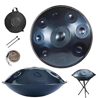 Amazon | 432Hz/440Hz ハンドパン、22インチ 9/10/12音 スチールタング