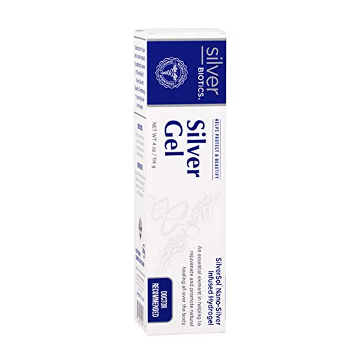American Biotech Labs Silver Biotics Silver Gel Infused w/SilverSol Nano-Silver Technology 4oz