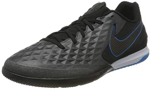  Nike React Legend 8 PRO IC, Scarpe da Calcetto Indoor Unisex-Adulto, Black Black Blue Hero, 42 EU