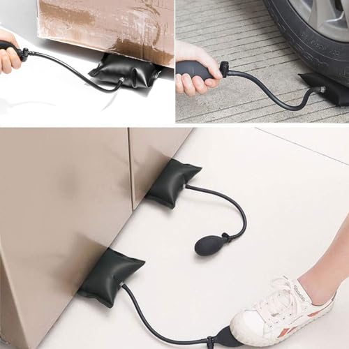 NUOOO Air Wedge Pump-Up-Tasche Montagekissen Luftkissen Quadratisch Air Pump Wedge Luftkissenheber Fenstermontage Montage Spreizkissen Belastung bis 200kg