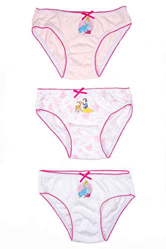Ellepi Culotte Fille Princesse Slip sous-vêtements Culotte Disney Fille 2 3 4 5 6 7 8 9 10 11 Ans Coton Filles Doux Élastique Couleurs Enfants Cadeau...