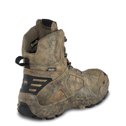 Irish Setter, VaprTrek, Men’s, 8", Waterproof, Hunting Boot, Earth Field Camo3