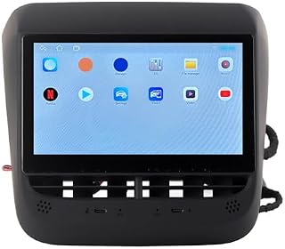 LCD Screen Rear Seat, 7in Rear Seat Display Screen HD 1024x600 Pixel LCD Air Conditioning Control IPS Multimedia Entertainment Player Replacement for Tesla Model 3 Y