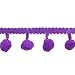 Expo International 3/4-Inch Pom Fringe Trim Embellishment, 20-Yard, Lavender
