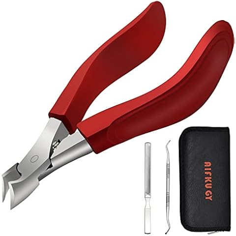 Nagelzangen, AIFKUGY Nagelknipser für fußnägel, Nagelschere Set, Eingewachsene Zehennägel Nagelzange, Rostfreier Stahl Nagelknipser kopfschneider Cover