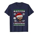 Jose Altuve Houston Baseball Christmas Sweater MLBPA T-Shirt