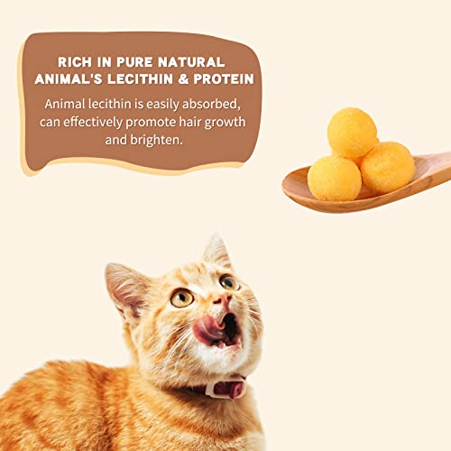 Freeze Dried Cat and Dog Treats, Limited Ingredient Quail Egg Yolk Healthy Tasty Snacks for Training 8.8 Ounce,All Life Stages