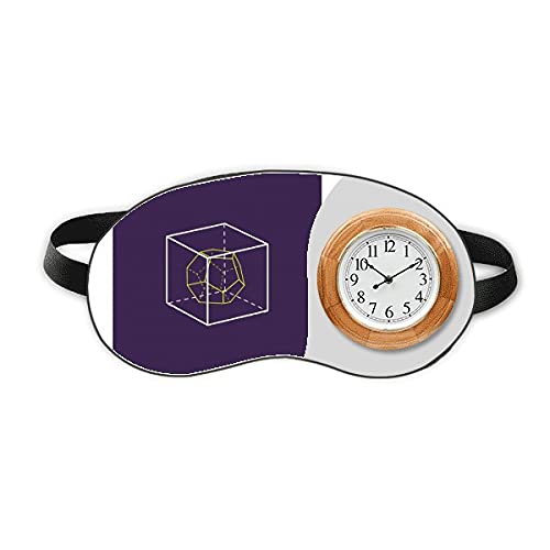 組合せキューブの幾何学的空間 睡眠時計旅行昼休み眼帯