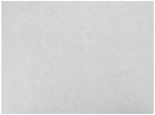 Darice Glimmer, White, 9 x 12 inches Felt, 1 Sheet (9