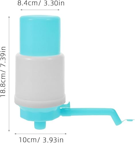 Miniatura 4 de jojofuny Bomba de absorción de agua a presión manual para botella de 1 galón, material Pp, fácil de llevar, beber saludable