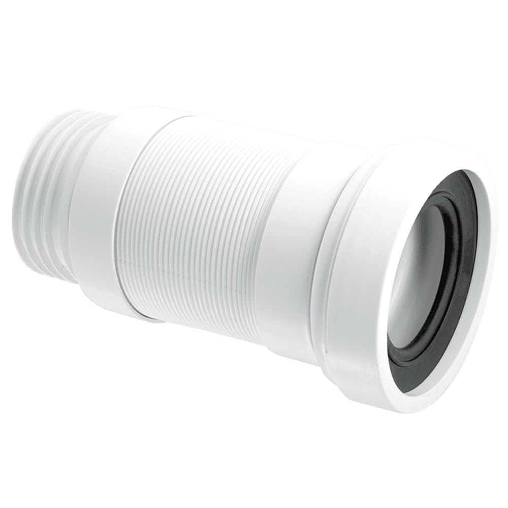 Mcalpine Wc-F26s Straight Flexible Wc Connector - 170/410Mm