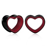 Vankula 1 par de dilatadores dobles de acero inoxidable, para hombres y mujeres, de 8 a 25 mm, 12mm(1/2'), Metal