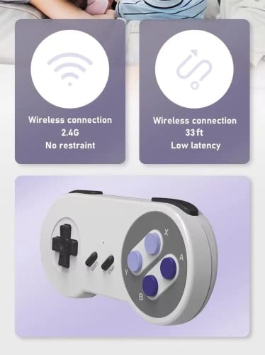 Super Classic Retro Game Console,4K Hdmi Video Game System With Built In 2200+ Old School Classic Games And Dual Game Controllers Wireless,Support Tf Card And Plug And Play. #TOP4