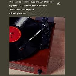 Haut-parleur portable phonographe rétro gramophone tourne-disque vinyle lecture de platine vinyle classique haut-parleur… - Les Beatles, Paul McCartney, John Lennon, RIngo Starr, George Harrison Haut-parleur portable phonographe rétro gramophone tourne-disque vinyle lecture de platine vinyle classique haut-parleur… – Image 3