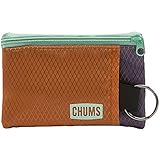 Chums Original Surfshorts Wallet Tri Rust Purple Aqua Durable Rip-Stop Nylon